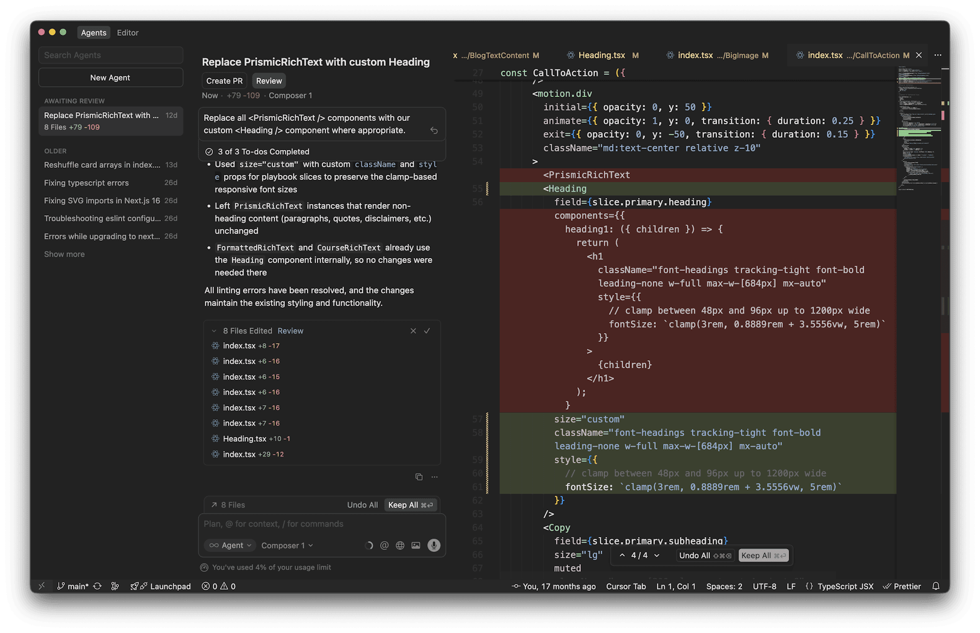Cursor 2.0 — AI 에이전트가 코드를 계획하고 직접 수정한다